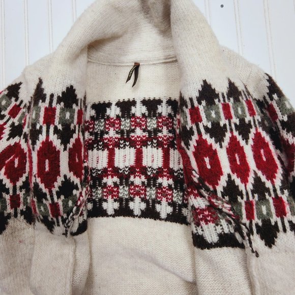 Stetson Knit Cardigan/Sweater Western Style Light Beige L - Picture 6 of 13